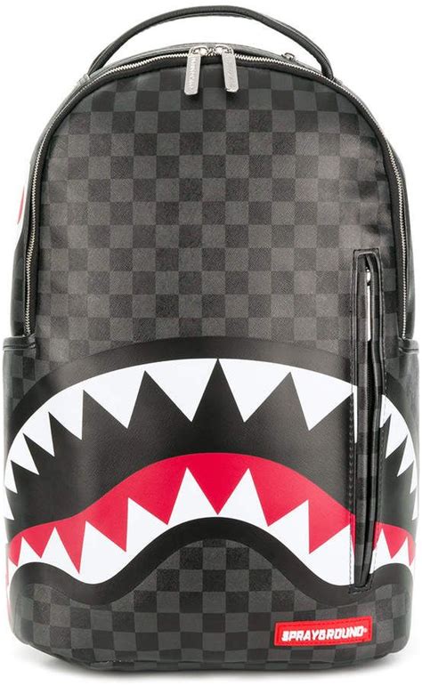 sprayground lv shark bag|burner shark backpack.